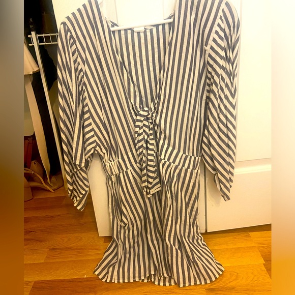 Pants - Tie front romper